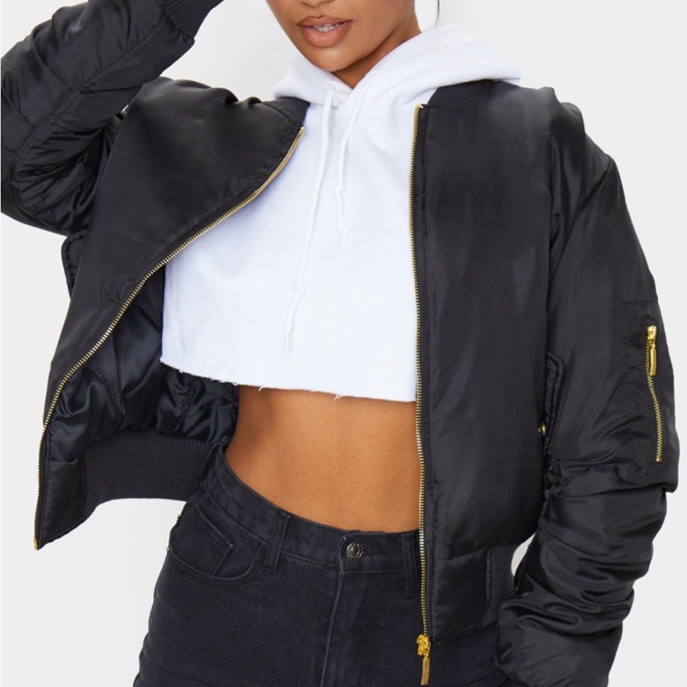 Black Bomber Jacket